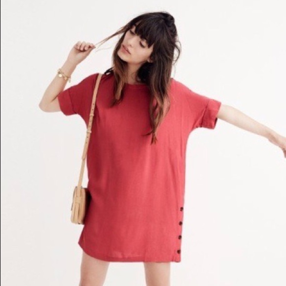Madewell Side Button dress. Size L
